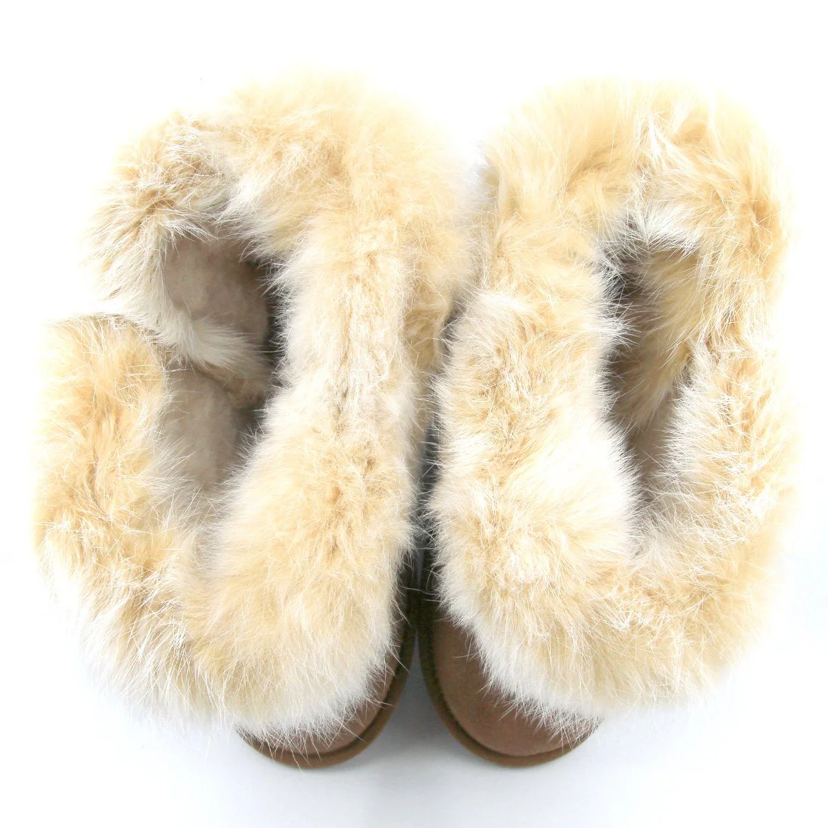 Short Button Fur UGG Boots - Image 23
