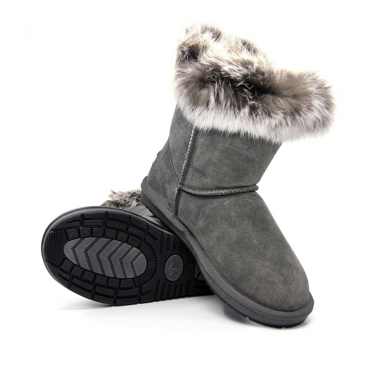 Short Button Fur UGG Boots - Image 24