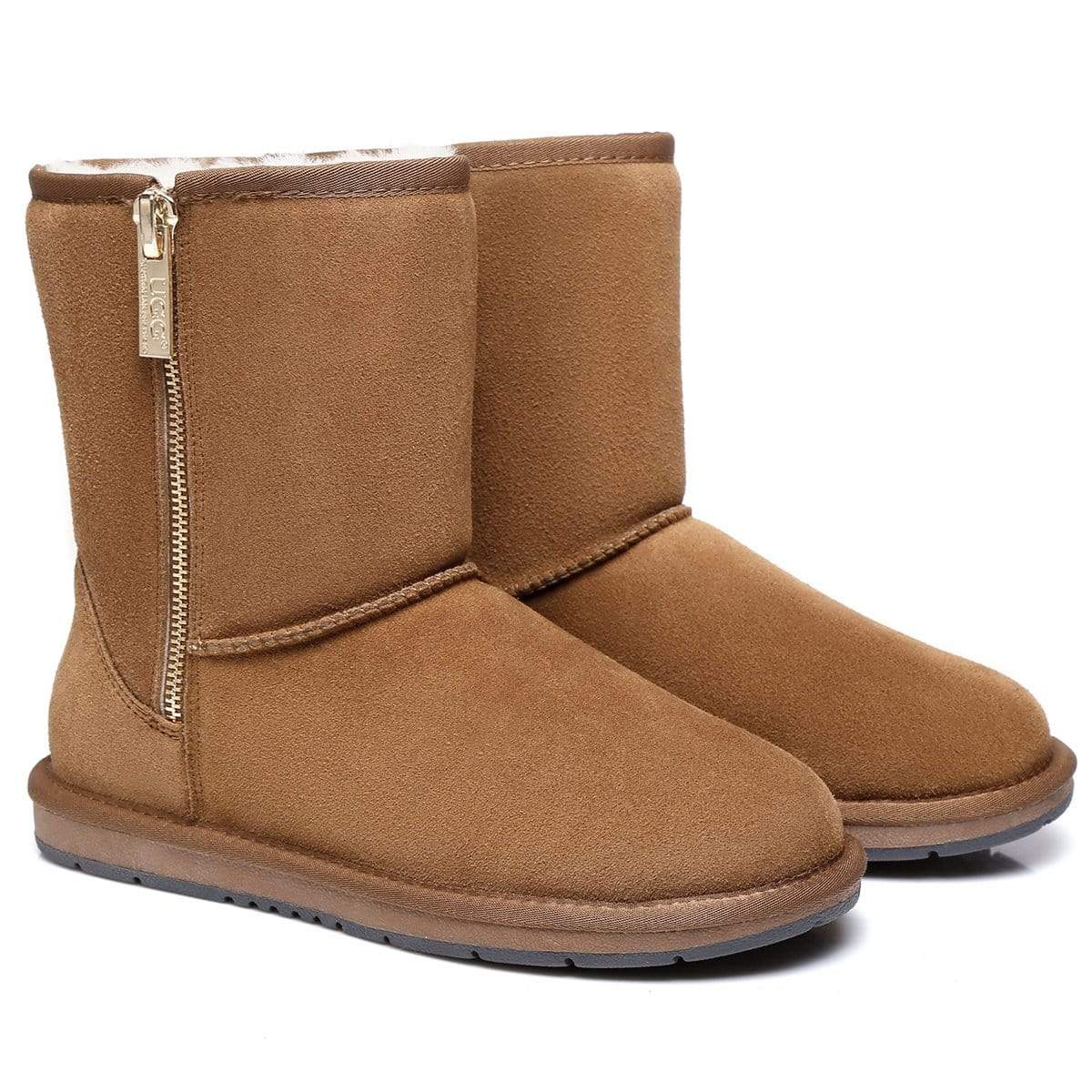 Short Zipper UGG Boots - Image 4