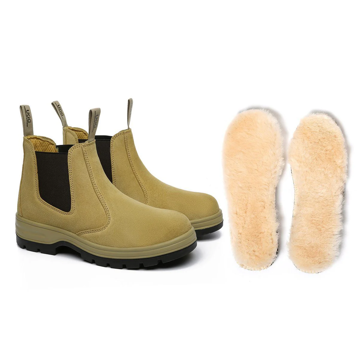 Steel Toe Cap Pull On Safety UGG Boots - Image 8