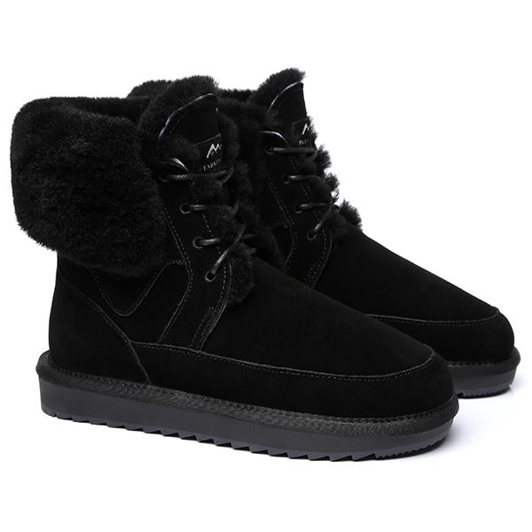 Winter Fashion Lace-Up Boots - Image 11