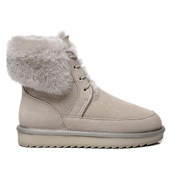 Winter Fashion Lace-Up Boots - Image 12