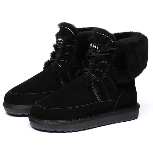 Winter Fashion Lace-Up Boots - Image 13