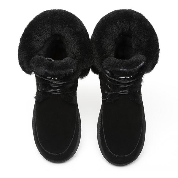 Winter Fashion Lace-Up Boots - Image 14