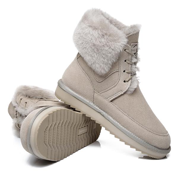 Winter Fashion Lace-Up Boots - Image 19