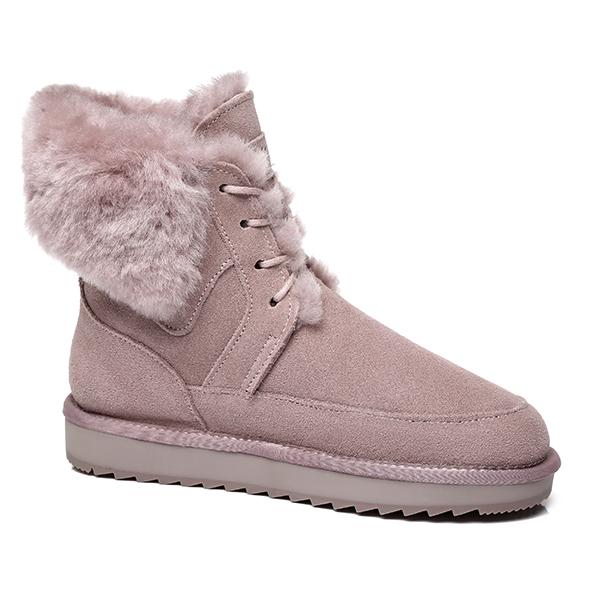 Winter Fashion Lace-Up Boots - Image 20