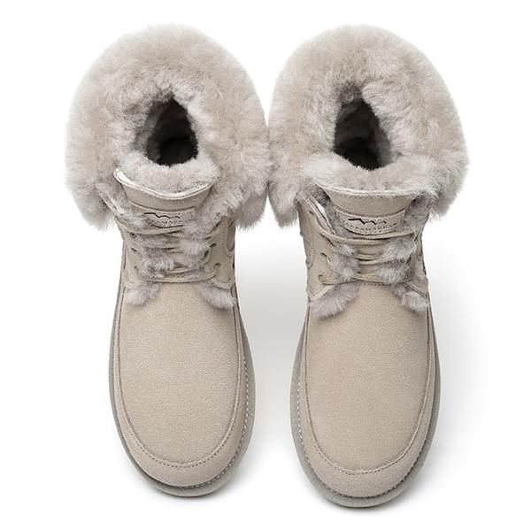 Winter Fashion Lace-Up Boots - Image 21