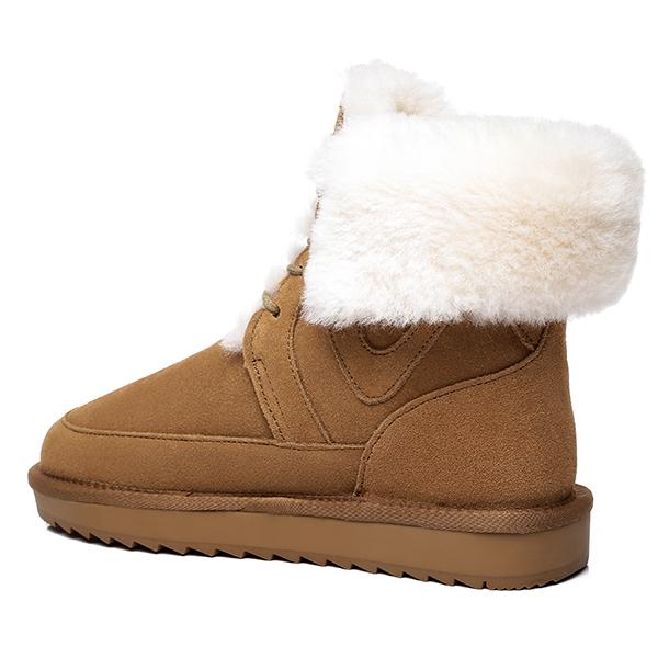 Winter Fashion Lace-Up Boots - Image 3