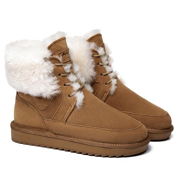 Winter Fashion Lace-Up Boots - Image 4