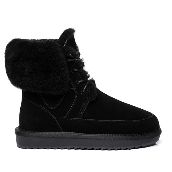 Winter Fashion Lace-Up Boots - Image 6
