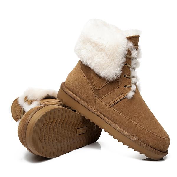 Winter Fashion Lace-Up Boots - Image 7