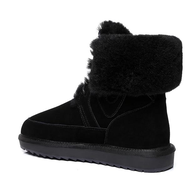 Winter Fashion Lace-Up Boots - Image 9